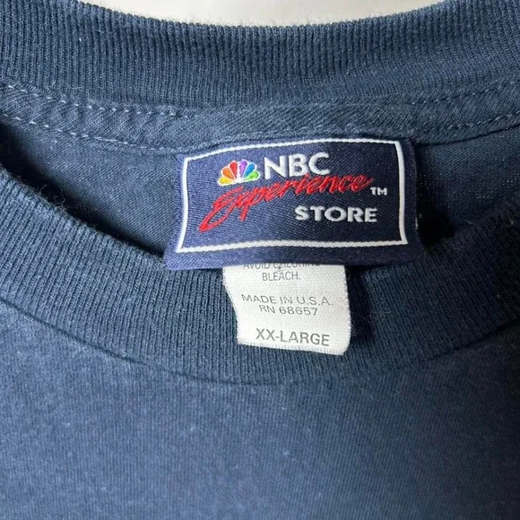 Navy blue vintage NBC Sports New York tee XXL - Picture 3 of 4
